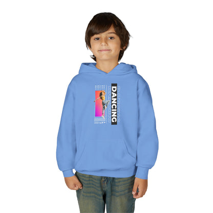 “Dancing” Female Dancer Streetwear Graphic | Unisex Youth Hoodie – Dance Hoodie for Kids & Young Performers