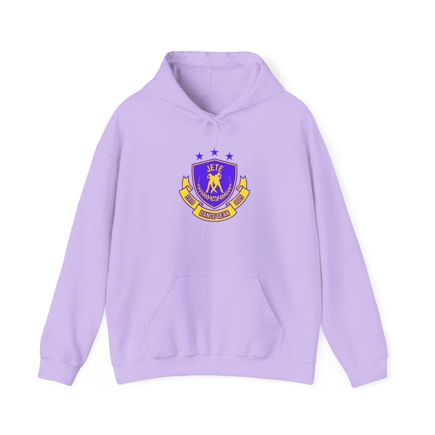 "Jeté Dance Gear" Unisex Hooded Sweatshirt – Collegiate Style Dance Hoodie for Dancers & Dance Lovers