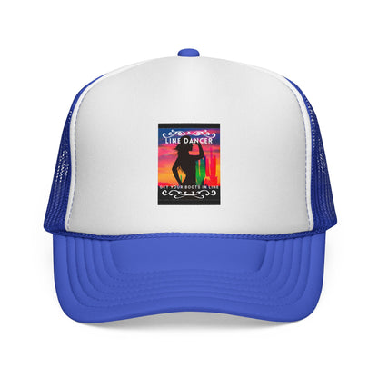 “Line Dancer, Get Your Boots In Line” Cowgirl Graphic | Western Country Dance Cap for Women & Men