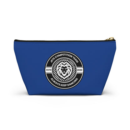 "Jeté Competition Team Always Keep Dancing" Makeup Bag – Collegiate-Inspired Dance Graphic – Team Dance Zipper Pouch for Cosmetics, Accessories & Recital Gifts