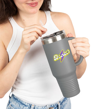 "Dancer" Superhero 40oz Insulated Travel Mug – Bold Stainless Steel Tumbler for Dance Lovers