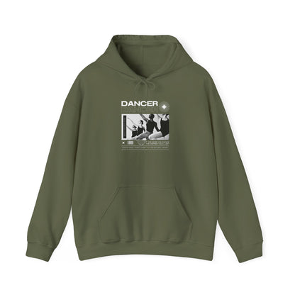 “Dancer” Young Ballet Dancers at the Barre Graphic | Streetwear-Inspired Ballet Hoodie for Dance Enthusiasts - Unisex Heavy Blend™ Hooded Sweatshirt