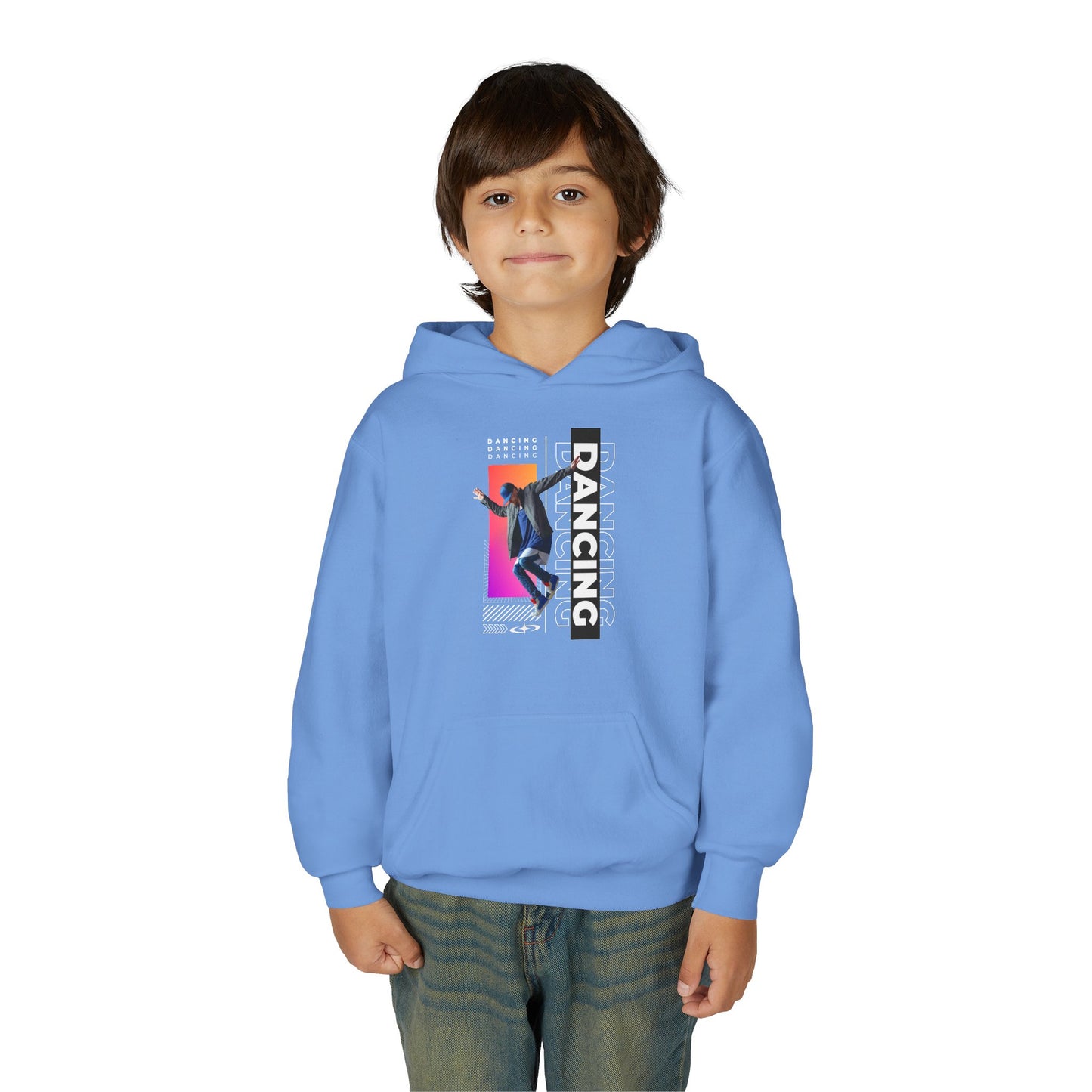 “Dancing” Male Dancer Streetwear Graphic | Unisex Youth Hoodie – Dance Hoodie for Kids & Young Performers