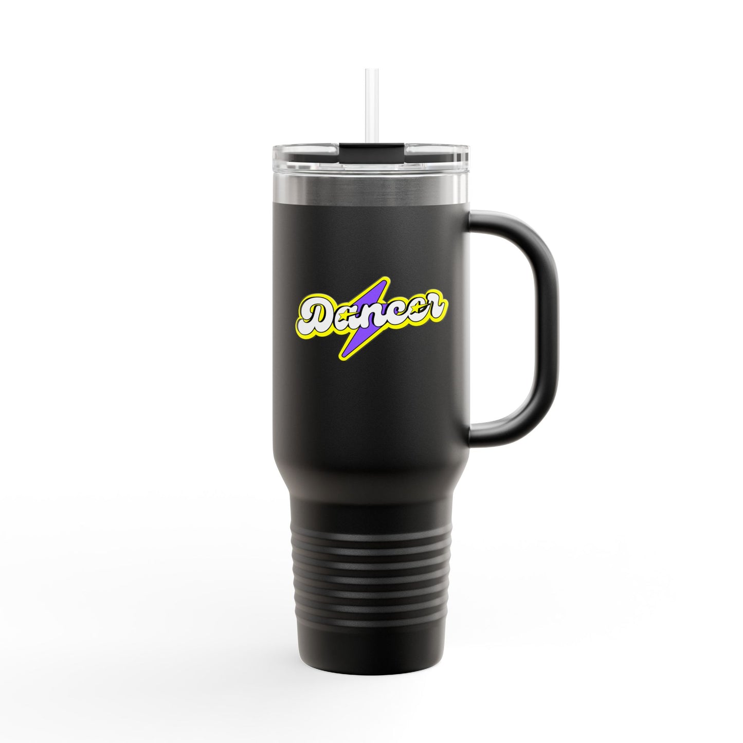 "Dancer" Superhero 40oz Insulated Travel Mug – Bold Stainless Steel Tumbler for Dance Lovers