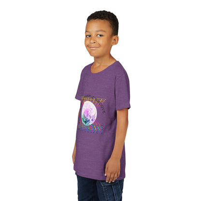 "Boogie, Hustle, Groove - Dancing" Streetwear Dance Graphic – Youth Short Sleeve Tee