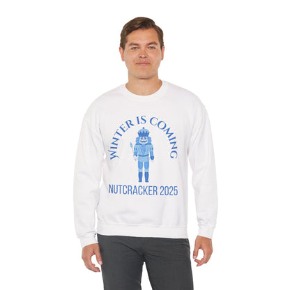 “Winter Is Coming Nutcracker 2025” ADULT Sweatshirt – Unisex Heavy Blend Crewneck | Holiday Dance Sweatshirt for Ballet Dancers