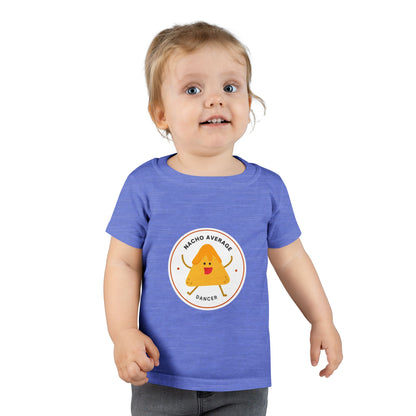 "Nacho Average Dancer" Toddler Dance T-Shirt – Cute Nacho Graphic Short Sleeve Tee for Kids