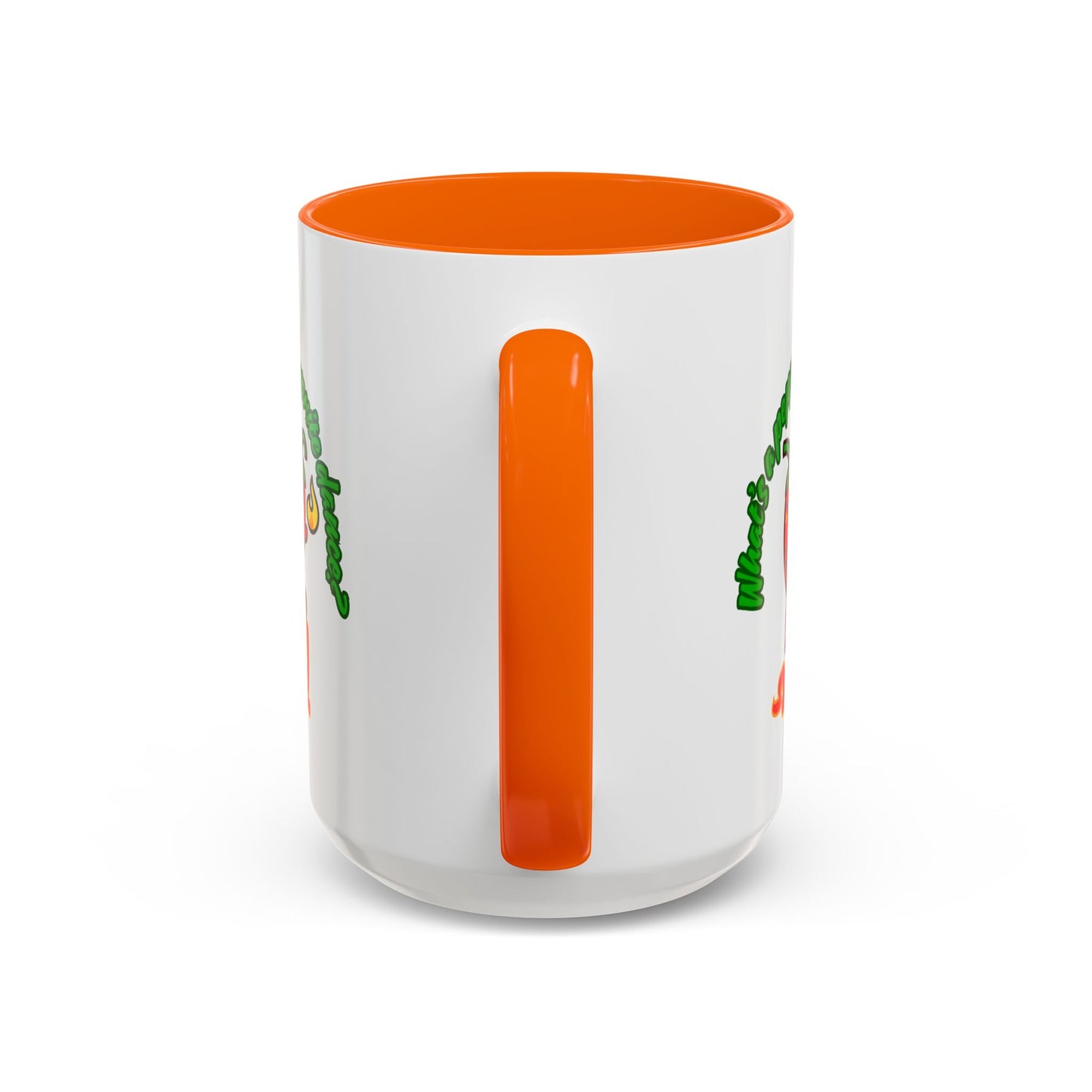 "What's a Pepper's Favorite Dance? Salsa." Accent Coffee Mug – Funny Dance Pun Ceramic Mug for Dancers and Food Lovers