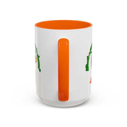 "What's a Pepper's Favorite Dance? Salsa." Accent Coffee Mug – Funny Dance Pun Ceramic Mug for Dancers and Food Lovers