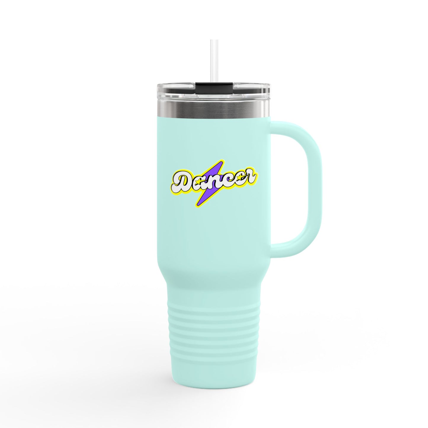 "Dancer" Superhero 40oz Insulated Travel Mug – Bold Stainless Steel Tumbler for Dance Lovers