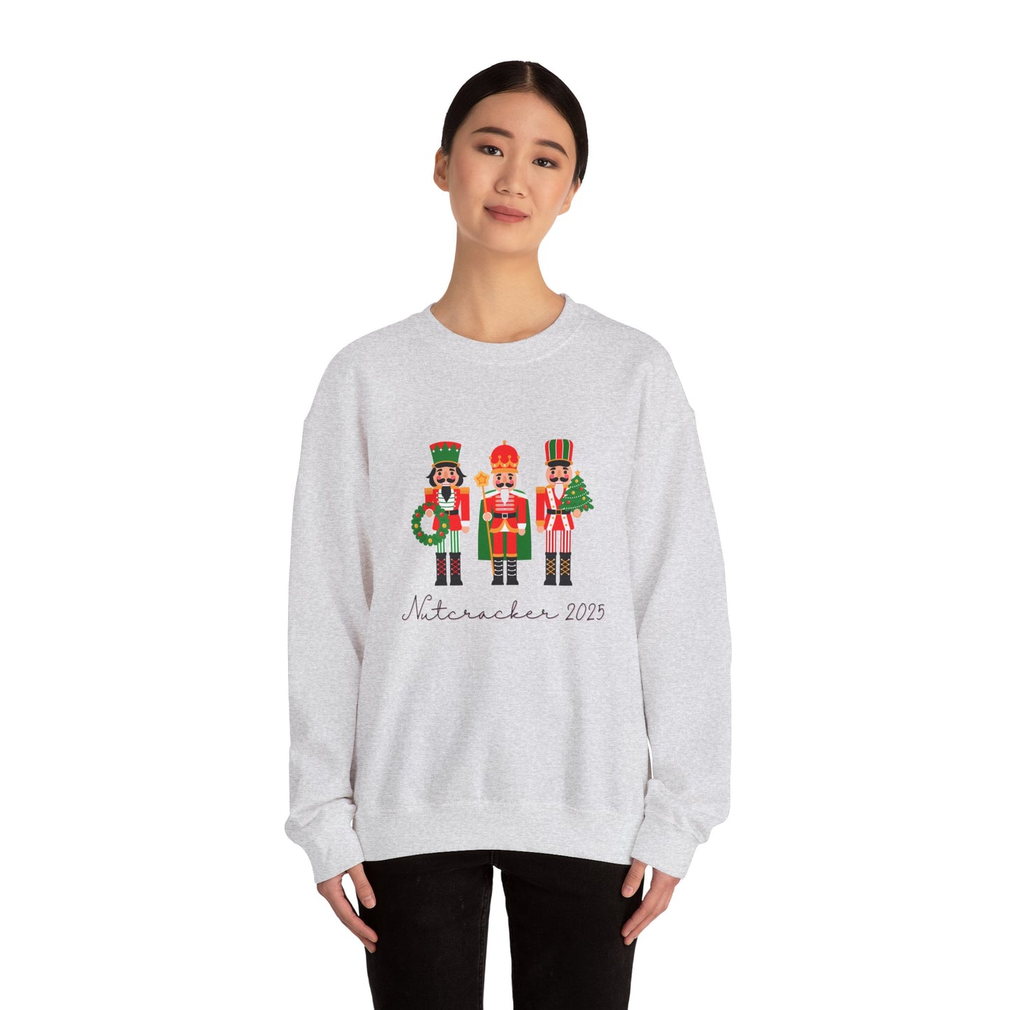 “Nutcracker 2025” ADULT Sweatshirt – Unisex Heavy Blend Crewneck | Ballet Holiday Dance Sweatshirt for Dancers