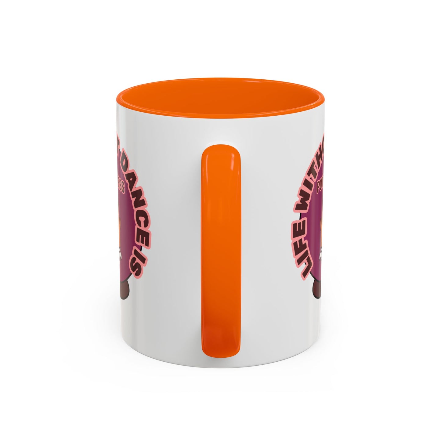 "Life Without Dance Is Pointeless" – Cute Capybara Accent Coffee Mug | Dance-Themed Ceramic Mug for Dancers
