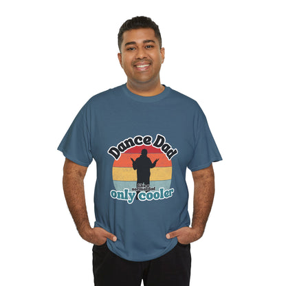"Dance Dad" Unisex Heavy Cotton Tee – Funny Retro Dance Shirt for Cool Dads