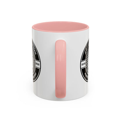 "Jeté Competition Team – Always Keep Dancing" Accent Coffee Mug – Collegiate Style Ceramic Mug for Dancers and Studio Teams