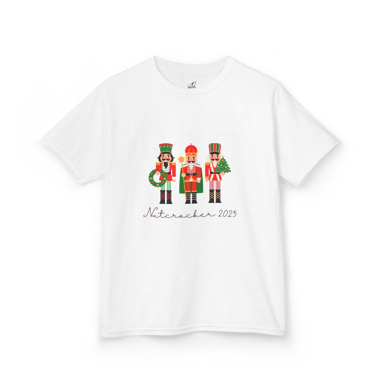 “Nutcracker 2025” T-shirt – YOUTH Crewneck | Ballet Holiday Dance T-shirt for Dancers