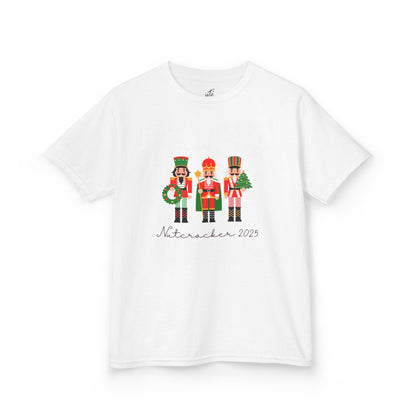 “Nutcracker 2025” T-shirt – YOUTH Crewneck | Ballet Holiday Dance T-shirt for Dancers