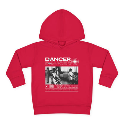 “Dancer” Toddler Pullover Hoodie – Streetwear-Inspired Ballet Class Graphic Sweatshirt for Kids”