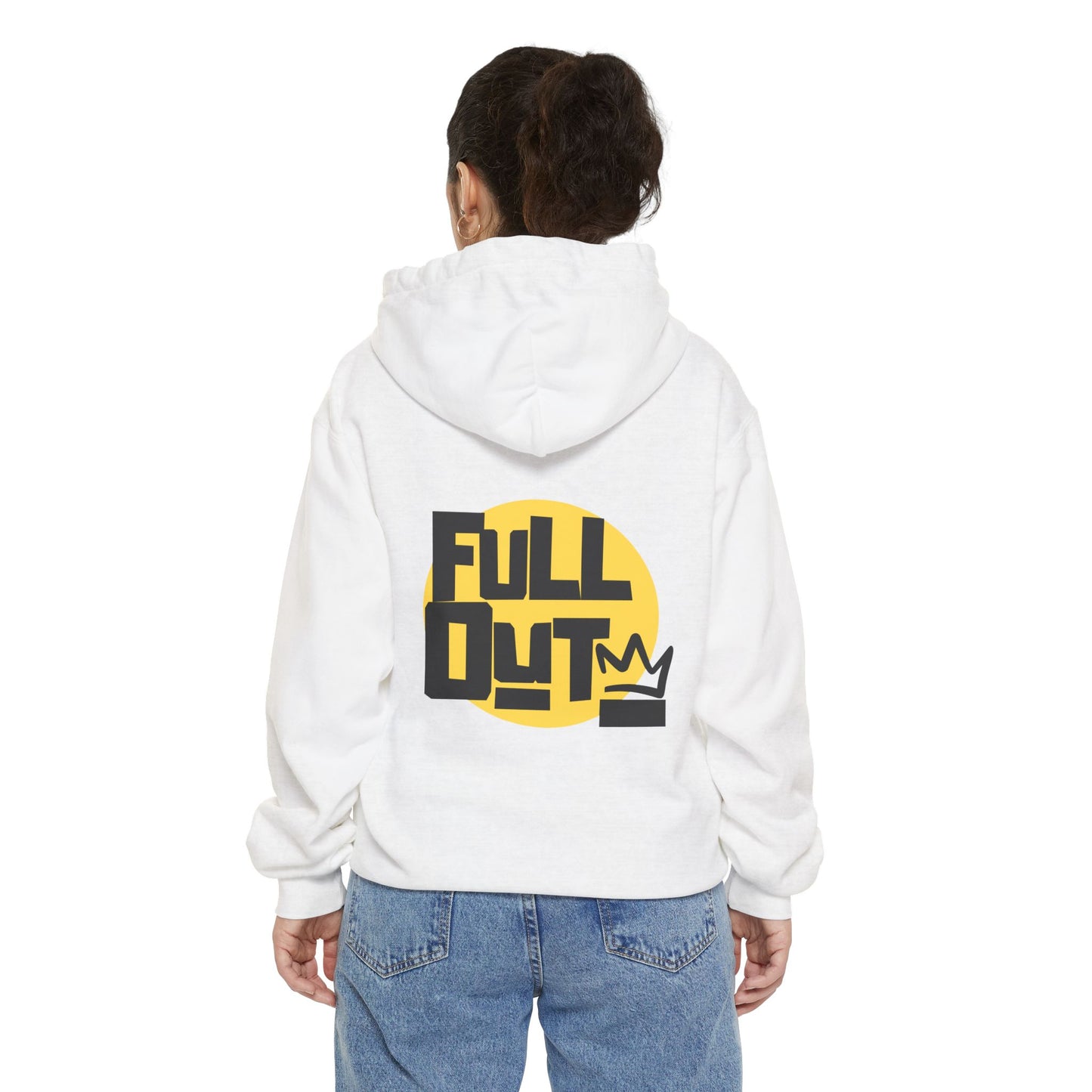 Full Out Premium Collection Dance Hoodie – Unisex Streetwear Crew Pullover with "Full Out" Back Graphic and "Crew" Front Design
