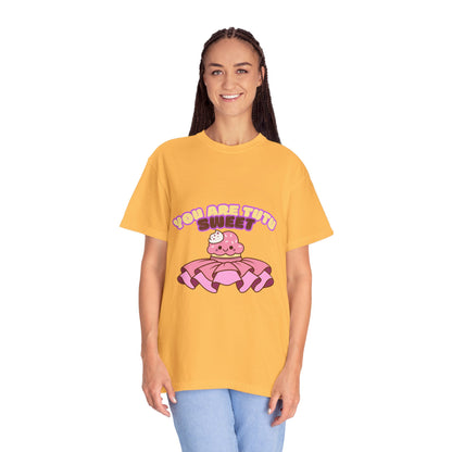 “You Are Tutu Sweet” T-Shirt – Kawaii Cupcake Dance Pun Unisex Garment-Dyed Tee 🧁💖