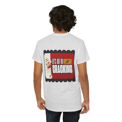 “Let’s Get to Cracking” Back Print ADULT T-shirt + Nutcracker 2025 Front – Unisex Heavy Blend Cotton Tee | Ballet Holiday Dance Tee