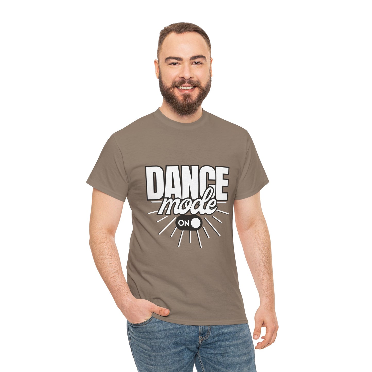Dance Mode: On Unisex Heavy Cotton T-Shirt – Dance-Inspired Graphic Tee for Adults & Kids