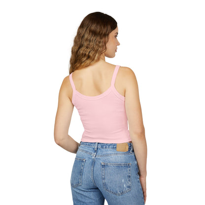 "Dancer Vibes" Women’s Spaghetti Strap Tank Top – Colorful Text Graphic | Fun Dance Lifestyle Shirt for Studio, Festivals & Everyday Style
