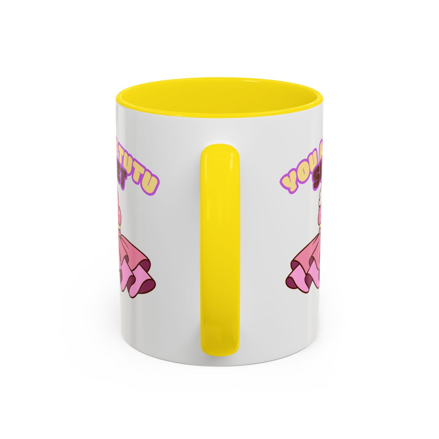 "You Are Tutu Sweet" Accent Coffee Mug – Cute Ballet Pun with Kawaii Ceramic Mug for Dancers and Dance Lovers