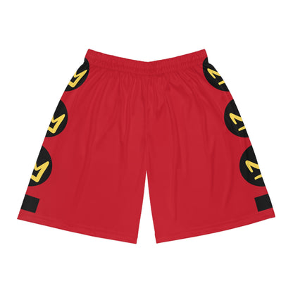 Full Out Premium Collection Basketball Shorts – Vibrant Unisex Dance Shorts with Bold Streetwear Graphics Down the Legs