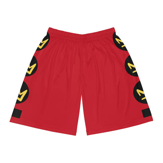 Full Out Premium Collection Basketball Shorts – Vibrant Unisex Dance Shorts with Bold Streetwear Graphics Down the Legs
