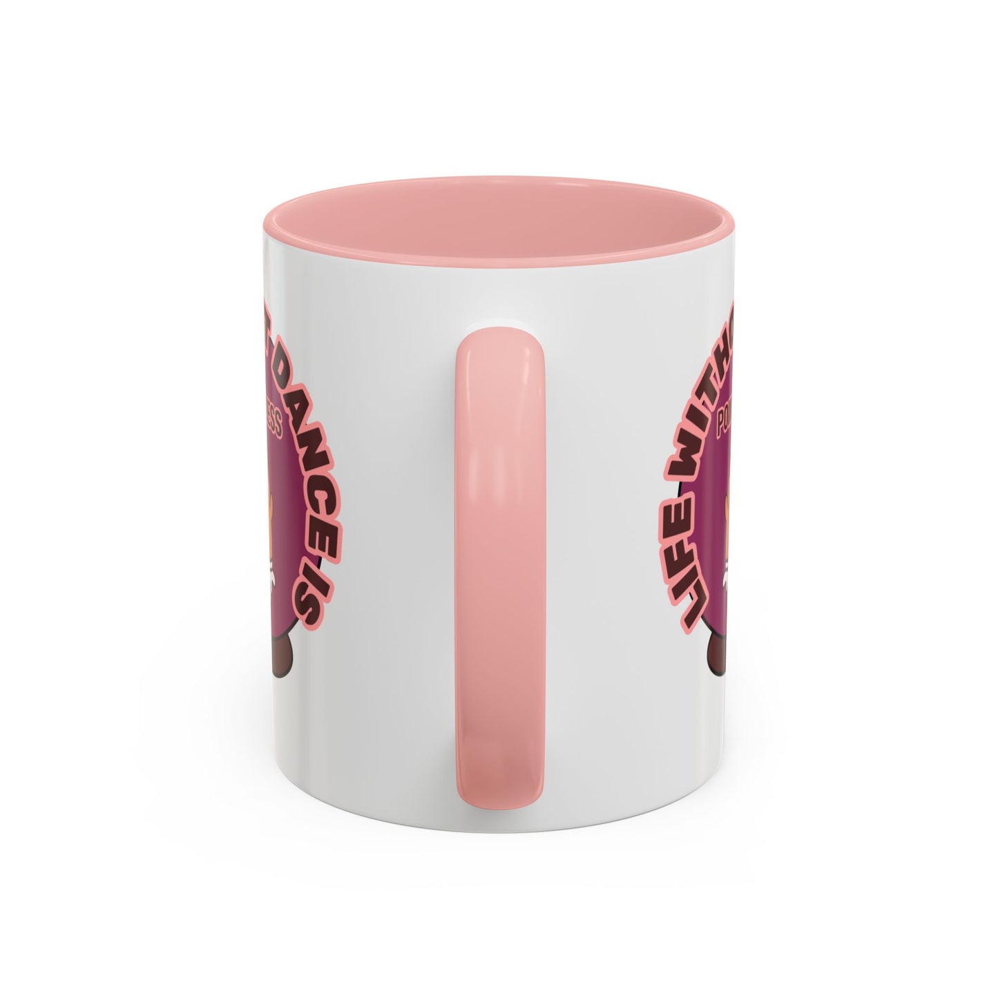 "Life Without Dance Is Pointeless" – Cute Capybara Accent Coffee Mug | Dance-Themed Ceramic Mug for Dancers