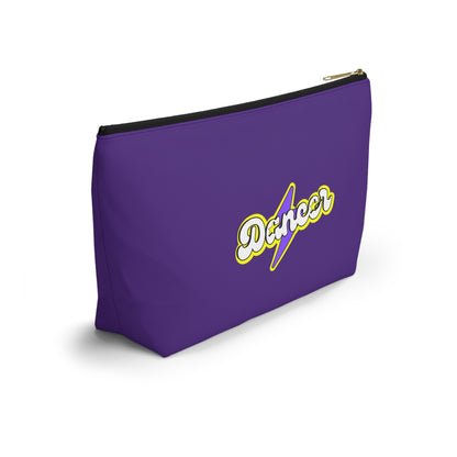 "Dancer" Makeup Bag – Superhero-Inspired Dance Graphic – Bold Dance-Themed Zipper Pouch for Cosmetics, Accessories & Everyday Essentials