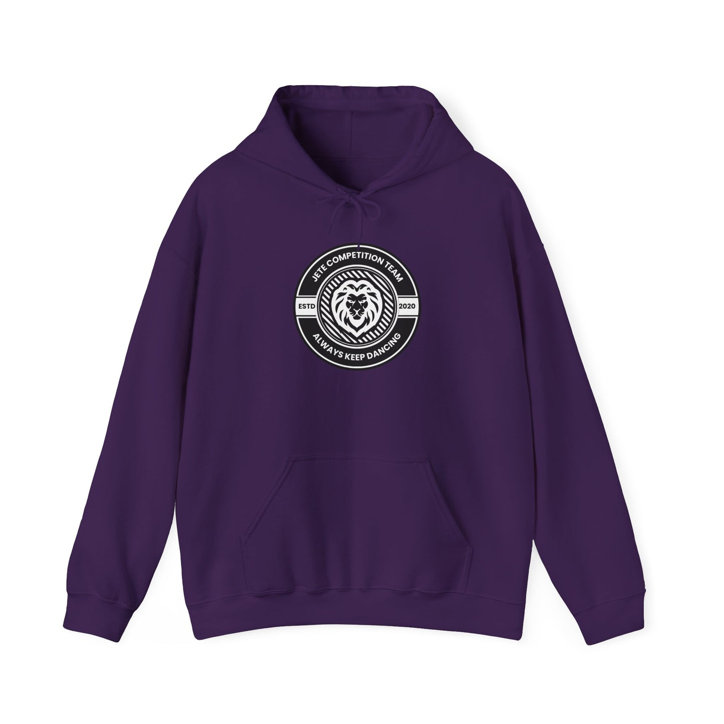 "Jeté Competition Team – Always Keep Dancing" Hoodie  Unisex Collegiate-Inspired Dance Sweatshirt