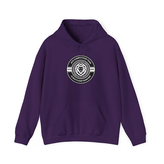 "Jeté Competition Team – Always Keep Dancing" Hoodie  Unisex Collegiate-Inspired Dance Sweatshirt