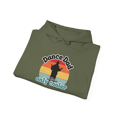 Dance Dad Retro Hoodie – Funny Unisex Heavy Blend™ Hooded Sweatshirt for Cool Dance Dads