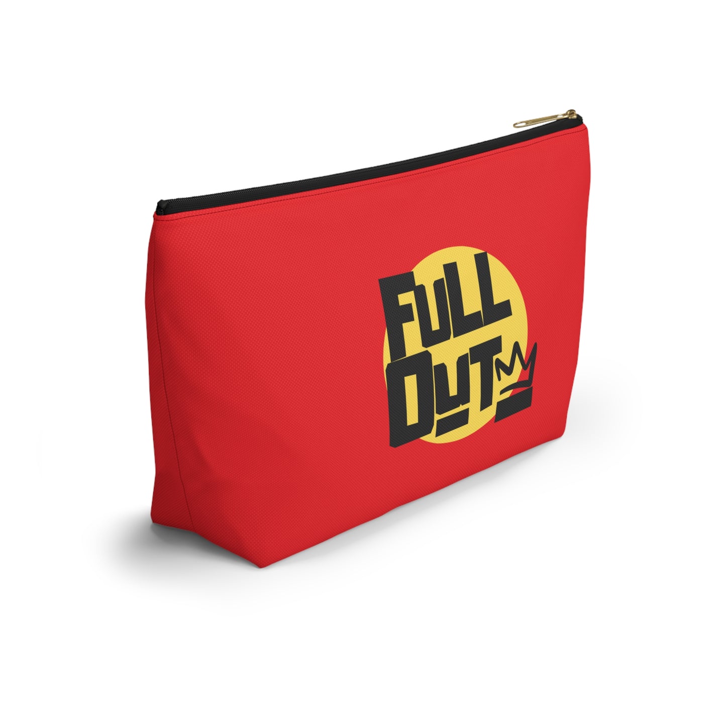 "Full Out" Makeup Bag – Streetwear-Inspired Dance Graphic – Bold Dance-Themed Zipper Pouch for Cosmetics, Accessories & Travel Essentials