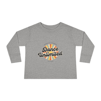 "Dance Unlimited – Potential & Growth" Toddler Dance T-Shirt – Retro Long Sleeve Tee for Kids