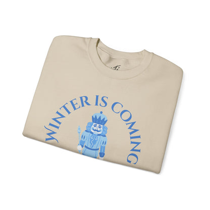 “Winter Is Coming Nutcracker 2025” ADULT Sweatshirt – Unisex Heavy Blend Crewneck | Holiday Dance Sweatshirt for Ballet Dancers