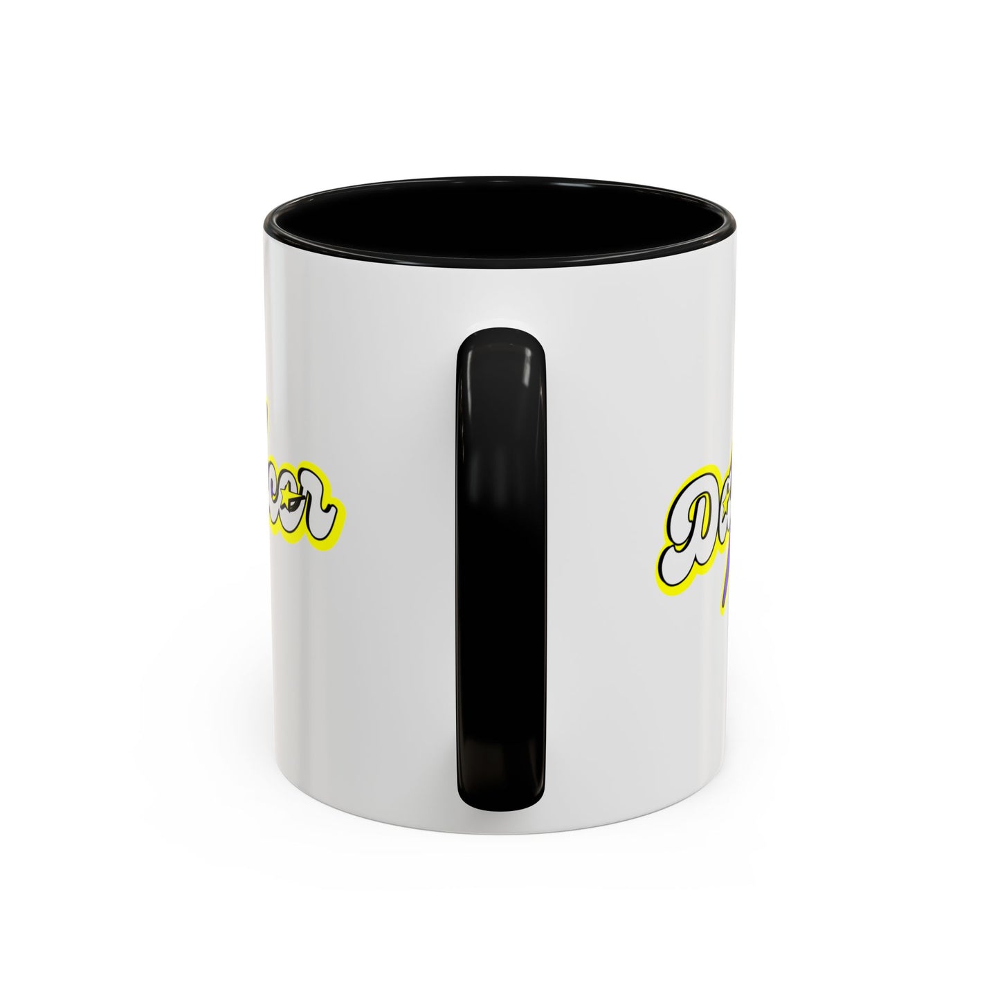 "Dancer" Accent Coffee Mug – Superhero Theme Ceramic Mug for Dancers and Dance Lovers