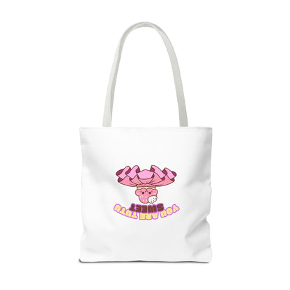 "You Are Tutu Sweet" Kawaii Cupcake Dance Tote Bag – Cute Canvas Bag for Dancers, Dance Moms & Ballet Lovers | Dance Gift Idea