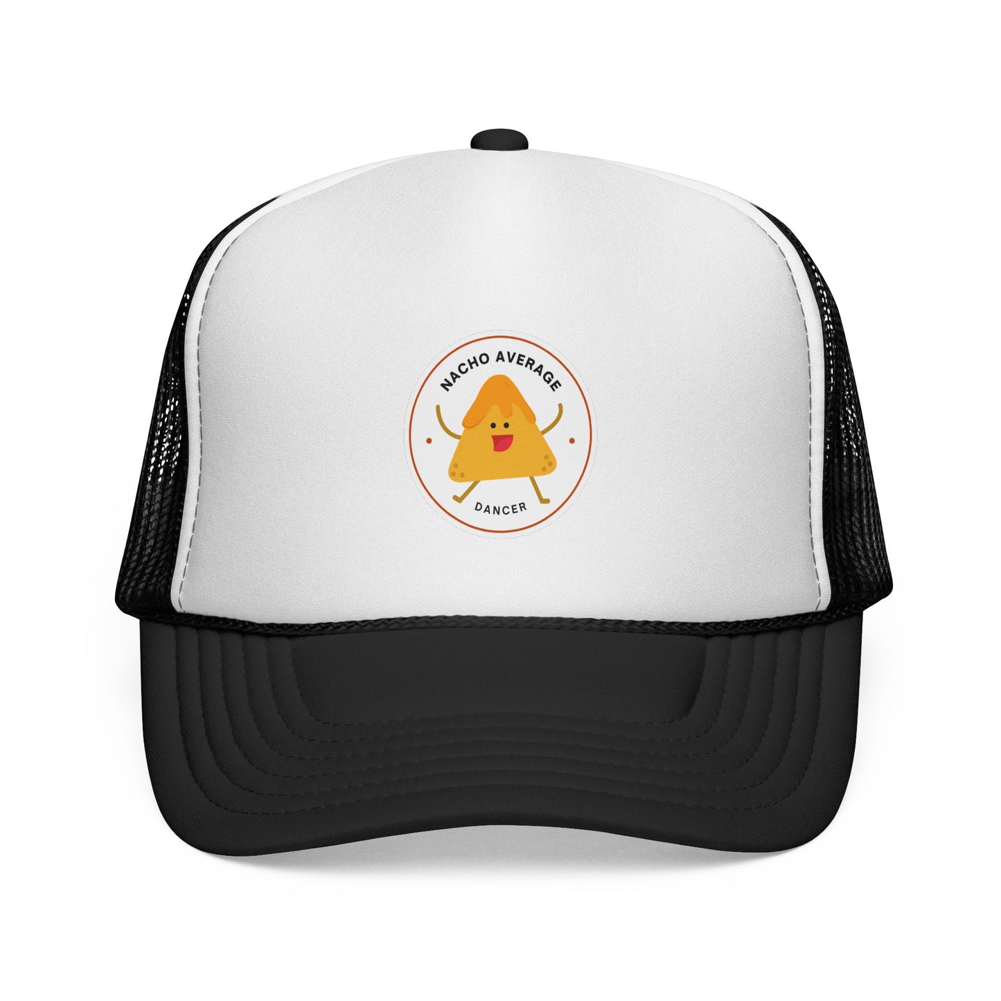 "Nacho Average Dancer" Trucker Hat – Kawaii Nacho Graphic Unisex Dance Cap | Funny Dance-Themed Hat for Adults & Teens