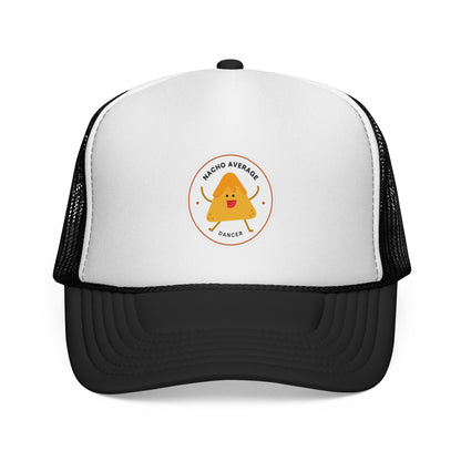 "Nacho Average Dancer" Trucker Hat – Kawaii Nacho Graphic Unisex Dance Cap | Funny Dance-Themed Hat for Adults & Teens