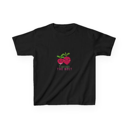 "Turnip the Beet" Youth Short Sleeve Tee – Cute Veggie Graphic Dance Pun Shirt for Kids