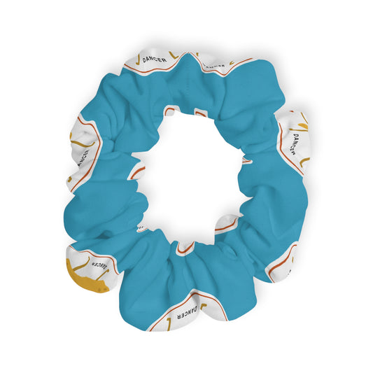 “Nacho Average Dancer” Scrunchie – Funny Dance Pun Hair Accessory with Cute Nacho Graphic