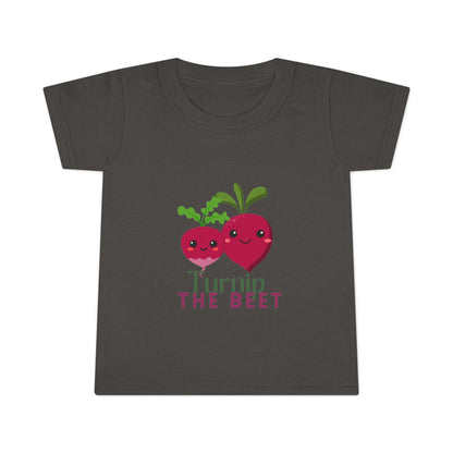 "Turnip the Beet" Toddler Dance T-Shirt – Cute Veggie Graphic Short Sleeve Tee for Kids