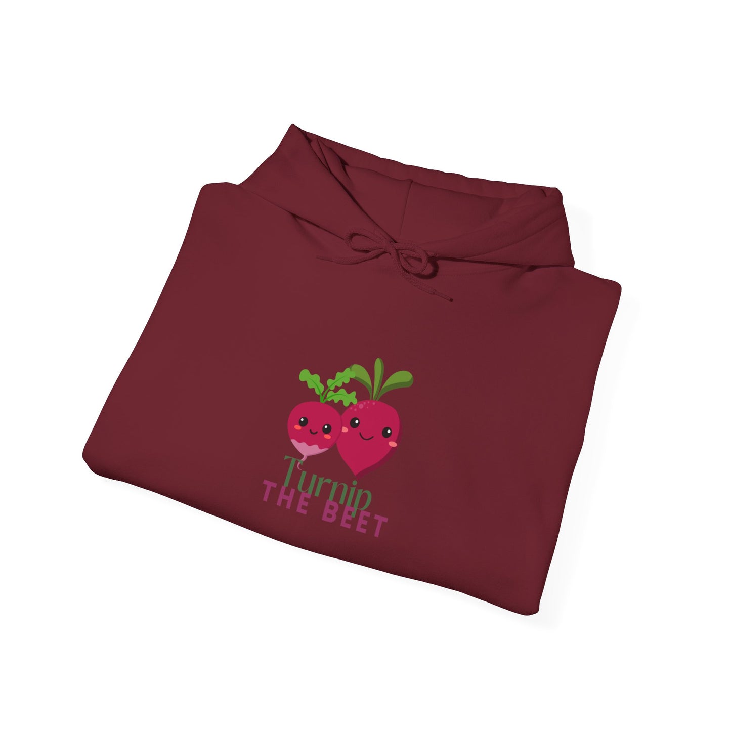 "Turnip the Beet" Unisex Hooded Sweatshirt – Funny Dance Pun Hoodie with Cute Veggie Graphic | Cozy Gift for Dancers & Foodie Fans