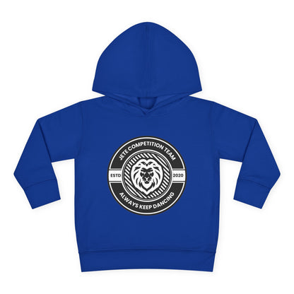 “Jeté Competition Team: Always Keep Dancing” Toddler Pullover Fleece Hoodie – Collegiate Dance Graphic |  Sweatshirt for Kids