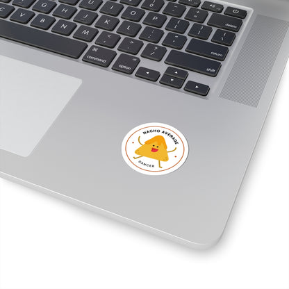 "Nacho Average Dancer" Kiss-Cut Sticker – Cute Nacho Dance Graphic – Fun Dance-Themed Vinyl Sticker for Laptops, Journals & Water Bottles