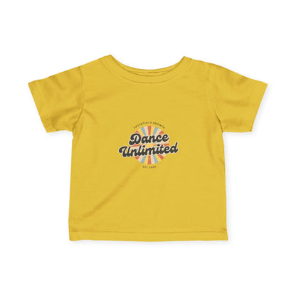 "Dance Unlimited – Potential & Growth" Infant Fine Jersey Tee – Retro Dance Graphic Baby T-Shirt for Inspired Little Performers
