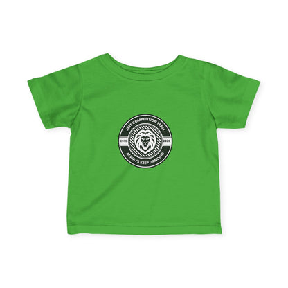 "Jeté Competition Team – Always Keep Dancing" Infant Fine Jersey Tee – Collegiate-Inspired Baby Dance T-Shirt for Future Performers