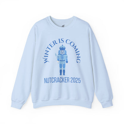 “Winter Is Coming Nutcracker 2025” ADULT Sweatshirt – Unisex Heavy Blend Crewneck | Holiday Dance Sweatshirt for Ballet Dancers